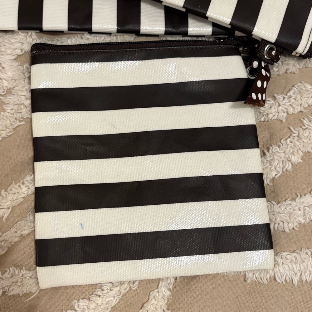Henri Bendel Trio Neon Art Zip Pouches - Picture 6 of 13